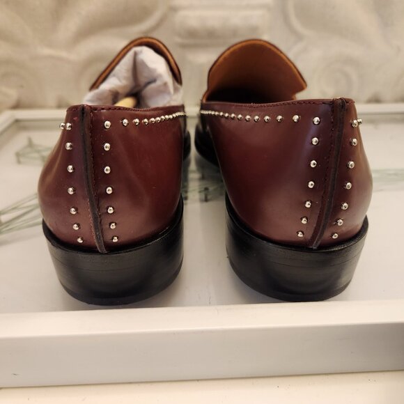 Sigerson Morrison Italian Leather "Edna" Studded Loafers. NIB. Size 8.5 - Picture 9 of 13